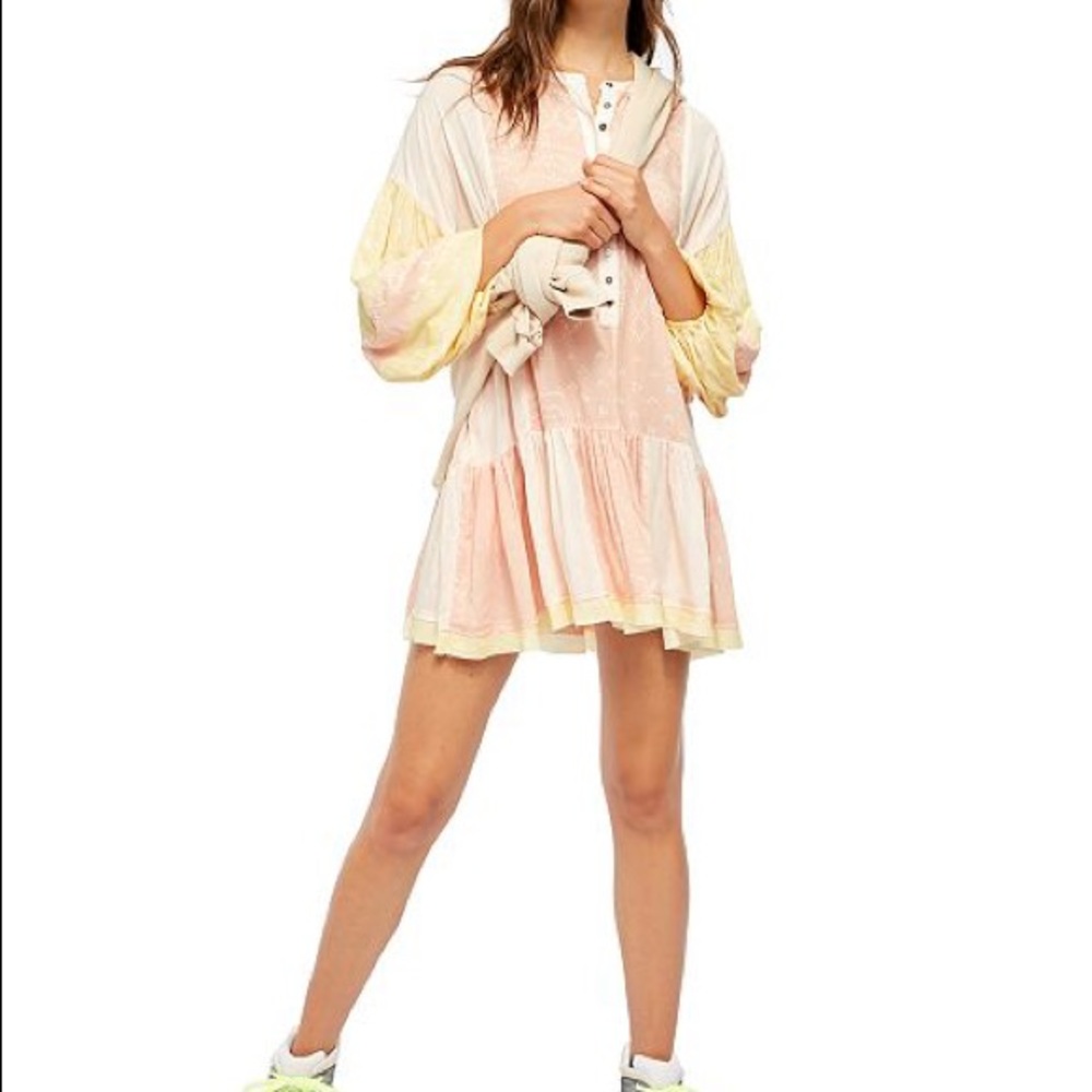 Free people shibori mini dress